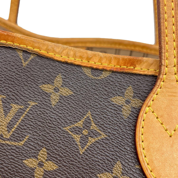 LOUIS VUITTON Neverfull GM Monogram Canvas Tote Bag Brown