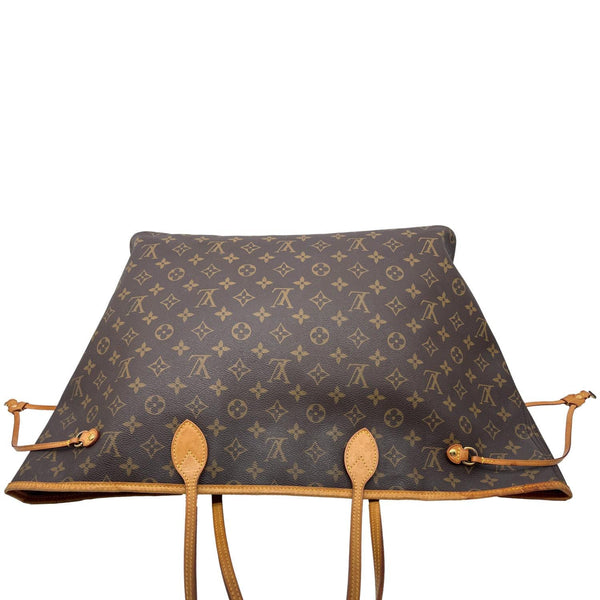 LOUIS VUITTON Neverfull GM Monogram Canvas Tote Bag Brown