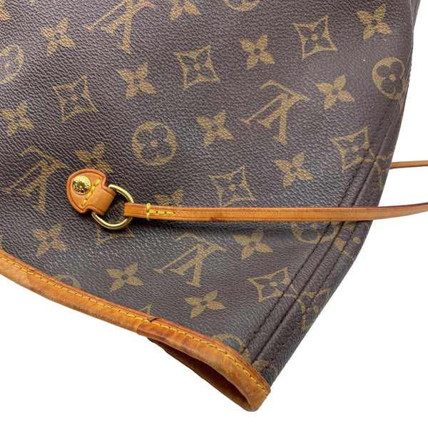 LOUIS VUITTON Neverfull GM Monogram Canvas Tote Bag Brown