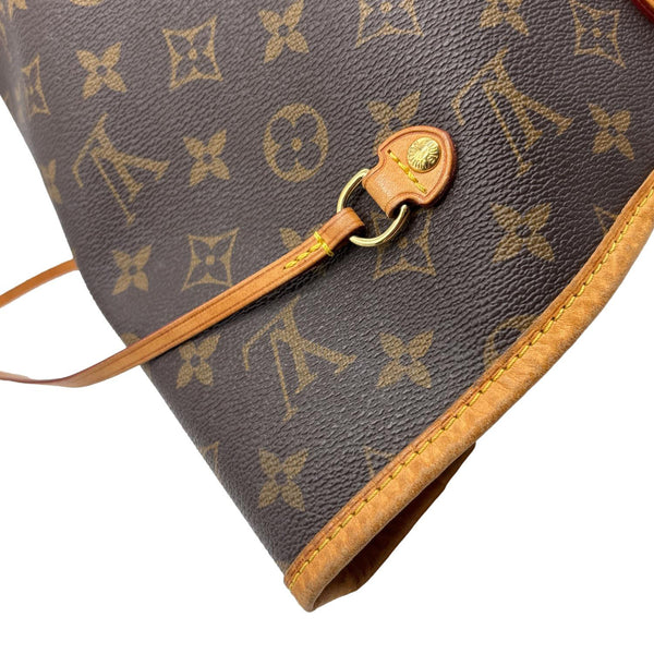 LOUIS VUITTON Neverfull GM Monogram Canvas Tote Bag Brown