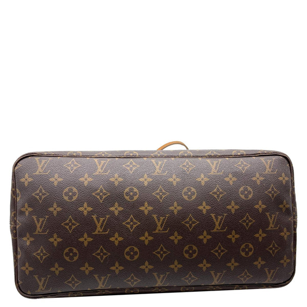 LOUIS VUITTON Neverfull GM Monogram Canvas Tote Bag Brown