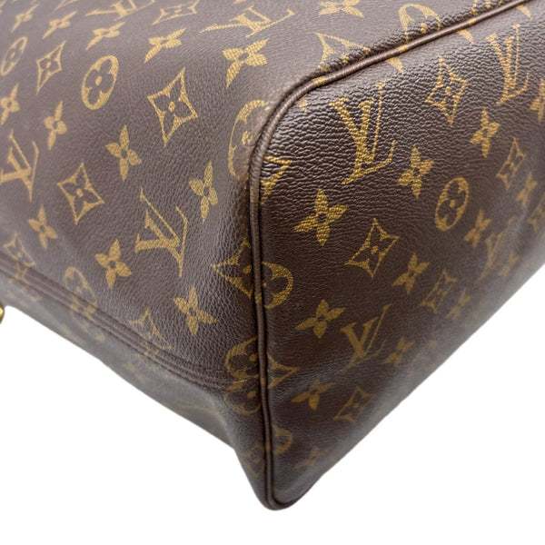 LOUIS VUITTON Neverfull GM Monogram Canvas Tote Bag Brown
