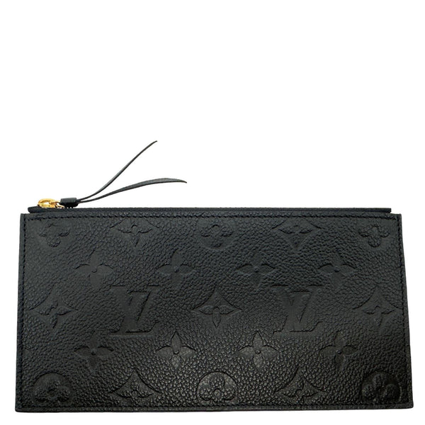 LOUIS VUITTON Monogram Empreinte Leather Insert Black
