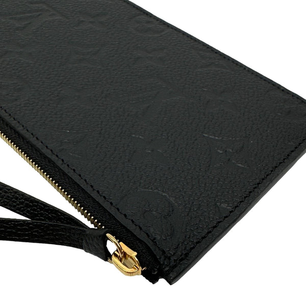 LOUIS VUITTON Monogram Empreinte Leather Insert Black