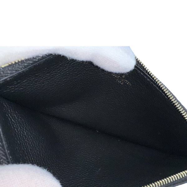 LOUIS VUITTON Monogram Empreinte Leather Insert Black