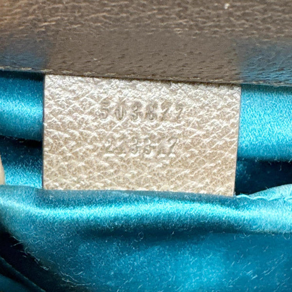 GUCCI Ophidia Small Web GG Supreme Canvas Shoulder Bag Beige 503877