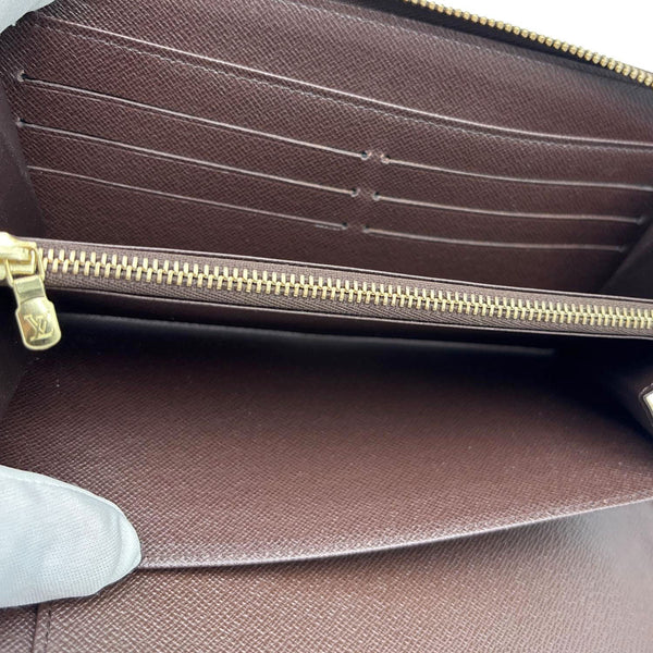 LOUIS VUITTON Damier Ebene Organizer Wallet Brown
