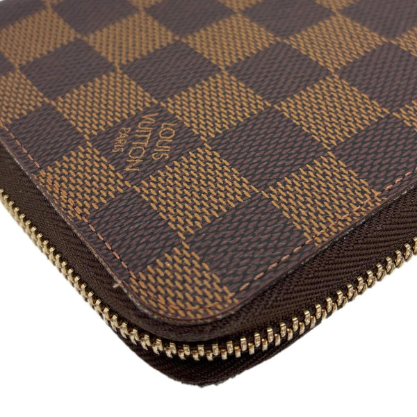 LOUIS VUITTON Damier Ebene Organizer Wallet Brown