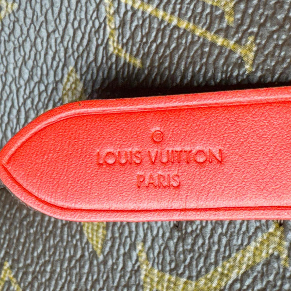 LOUIS VUITTON Neonoe MM Monogram Canvas Shoulder Bag Red