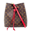 LOUIS VUITTON Neonoe MM Monogram Canvas Shoulder Bag Red