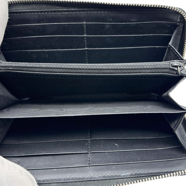 GUCCI GG Supreme Canvas Wolf Print Wallet Black 451273