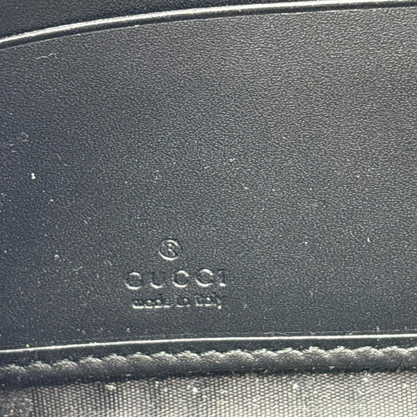GUCCI GG Supreme Canvas Wolf Print Wallet Black 451273