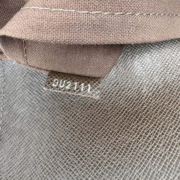 LOUIS VUITTON Luka Leather Shoulder Bag Brown