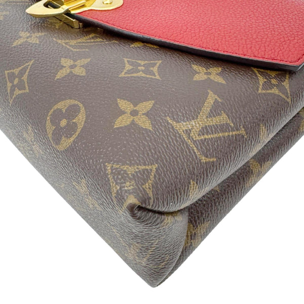 LOUIS VUITTON Saint Placide Monogram Canvas Crossbody Bag Cerise