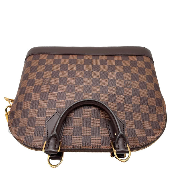 LOUIS VUITTON Alma PM Damier Ebene Satchel Bag Brown