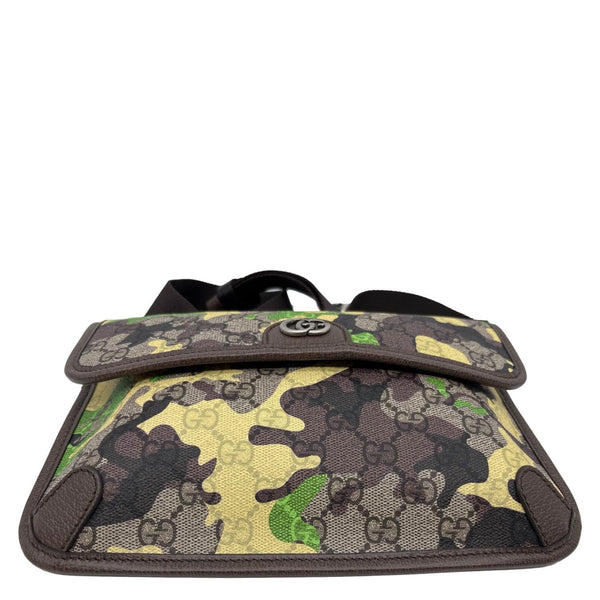 GUCCI Camouflage GG Supreme Canvas Belt Bag Green 752597