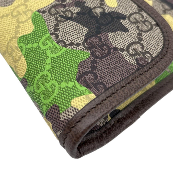 GUCCI Camouflage GG Supreme Canvas Belt Bag Green 752597