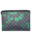 LOUIS VUITTON Voyage MM Damier Graphite Pixel Toiletry Pouch Green