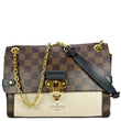 LOUIS VUITTON Vavin PM Damier Ebene Crossbody Bag Cream