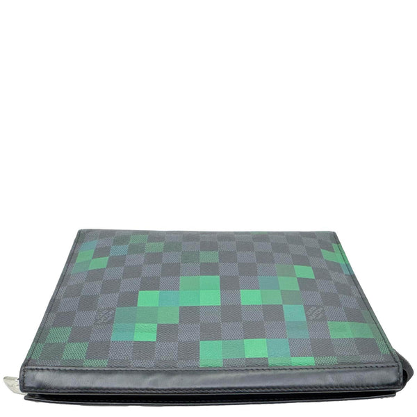 LOUIS VUITTON Voyage MM Damier Graphite Pixel Toiletry Pouch Green