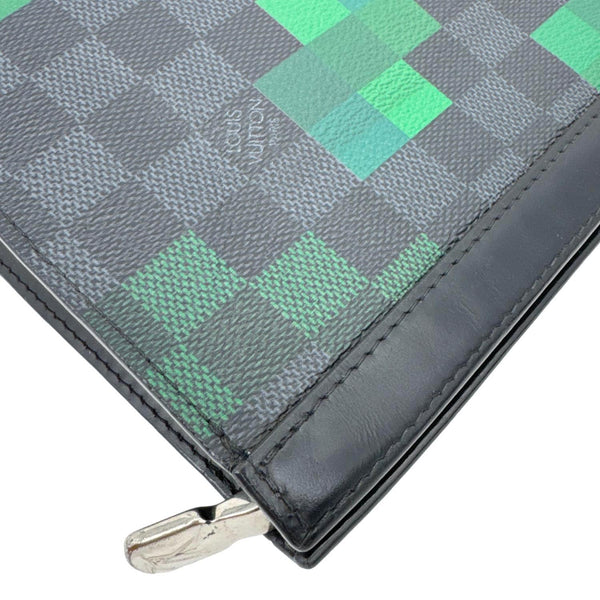 LOUIS VUITTON Voyage MM Damier Graphite Pixel Toiletry Pouch Green