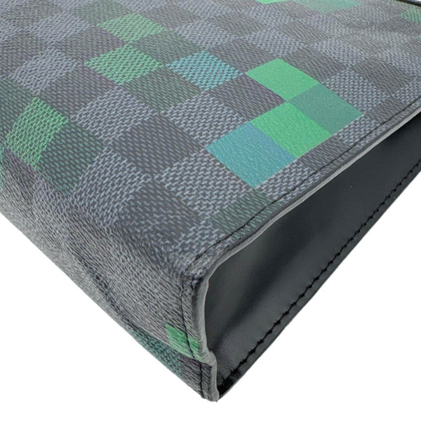 LOUIS VUITTON Voyage MM Damier Graphite Pixel Toiletry Pouch Green