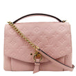 LOUIS VUITTON Blanche BB Empreinte Leather Shoulder Bag Rose Poudre
