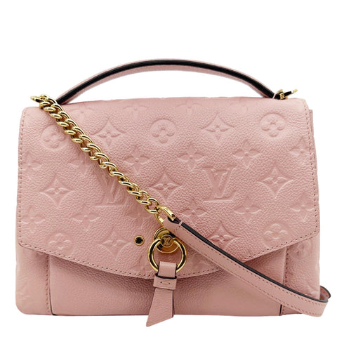 LOUIS VUITTON Blanche BB Empreinte Leather Shoulder Bag Rose Poudre