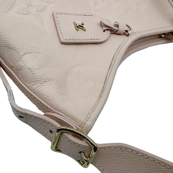 LOUIS VUITTON Carryall PM Monogram Empreinte Leather Shoulder Bag Pink