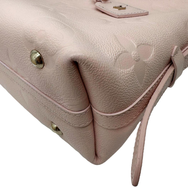 LOUIS VUITTON Carryall PM Monogram Empreinte Leather Shoulder Bag Pink