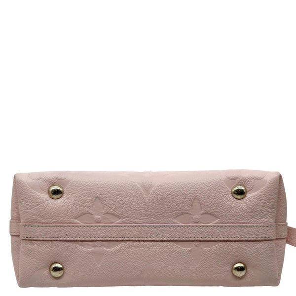LOUIS VUITTON Carryall PM Monogram Empreinte Leather Shoulder Bag Pink