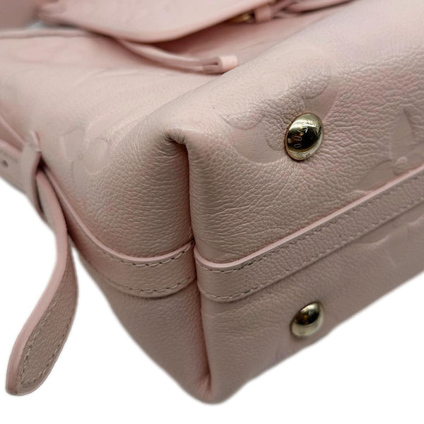 LOUIS VUITTON Carryall PM Monogram Empreinte Leather Shoulder Bag Pink
