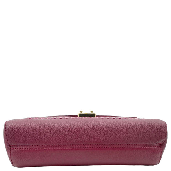 LOUIS VUITTON Saint Germain PM Monogram Empreinte Leather Shoulder Bag Burgundy