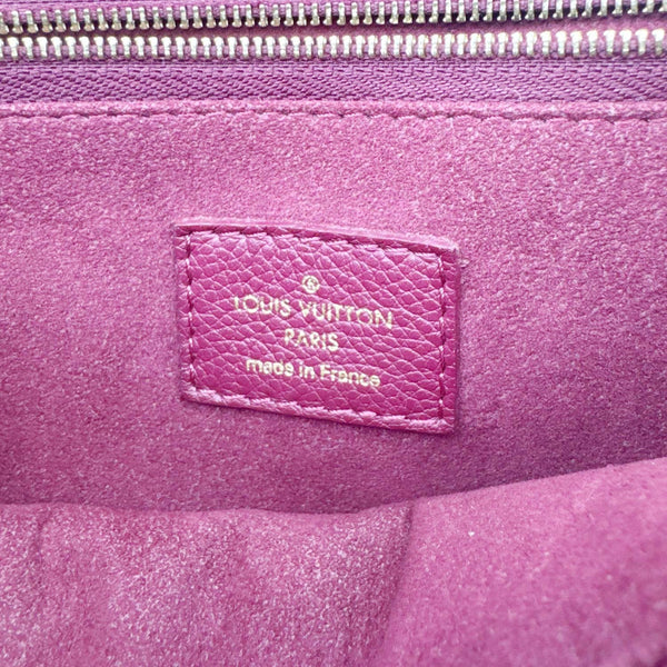 LOUIS VUITTON Saint Germain PM Monogram Empreinte Leather Shoulder Bag Burgundy