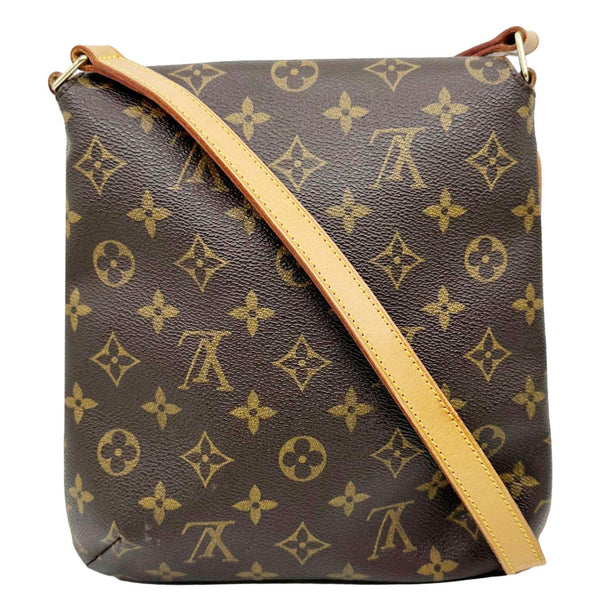 LOUIS VUITTON Musette Salsa Monogram Canvas Shoulder Bag Brown