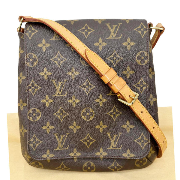 LOUIS VUITTON Musette Salsa Monogram Canvas Shoulder Bag Brown