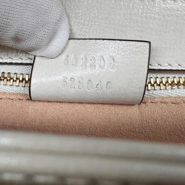 GUCCI Horsebit 1955 GG Supreme Canvas Shoulder Bag Beige 602204