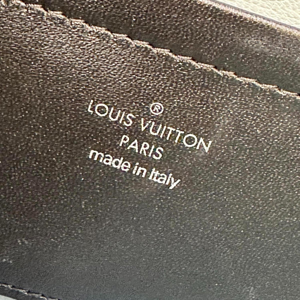 LOUIS VUITTON Coussin Monogram Embossed Pochette Crossbody Bag Black