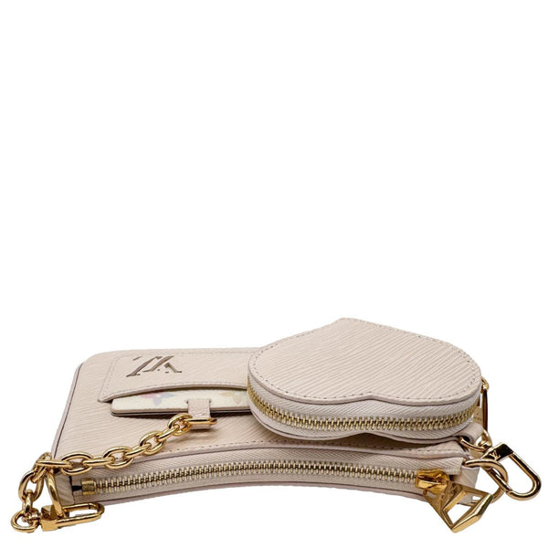LOUIS VUITTON Marellini Epi Leather Shoulder Bag Light Beige