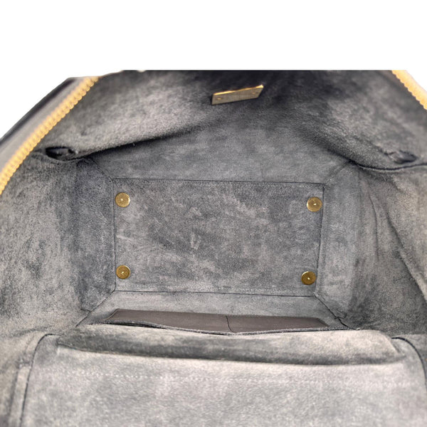 CELINE Mini Belt Grained Calfskin Leather 2Way Shoulder Bag Grey