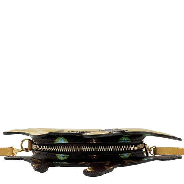 LOUIS VUITTON X Tyler The Creator Dog On Strap Monogram Craggy Canvas Crossbody Bag Brown