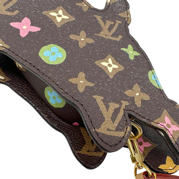 LOUIS VUITTON X Tyler The Creator Dog On Strap Monogram Craggy Canvas Crossbody Bag Brown
