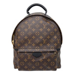 LOUIS VUITTON Palm Springs MM Monogram Canvas Backpack Brown