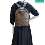 LOUIS VUITTON Palm Springs MM Monogram Canvas Backpack Brown