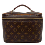 LOUIS VUITTON Nice BB Toiletry Monogram Canvas Vanity Case Brown