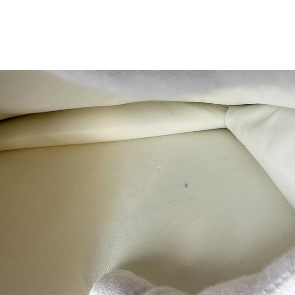 Christian Dior Miss Caro Mini Macrocannage Lambskin Leather Crossbody Bag Off White