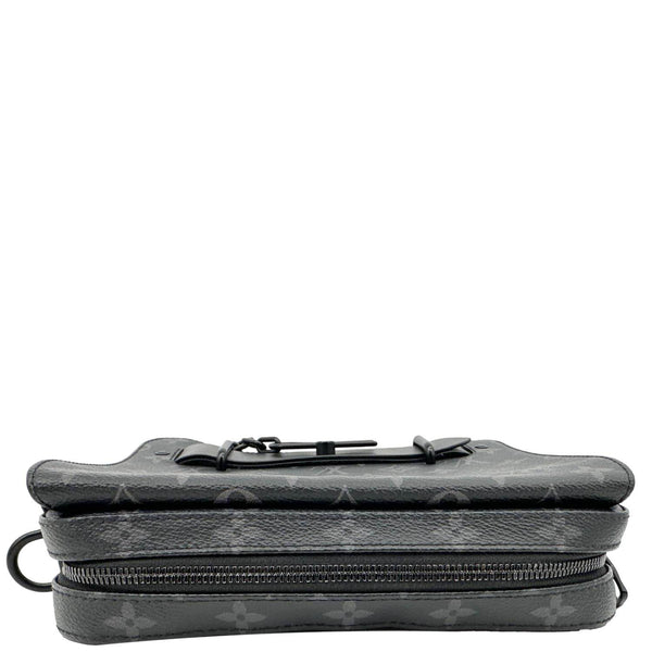 LOUIS VUITTON Steamer Monogram Eclipse Messenger Bag Black