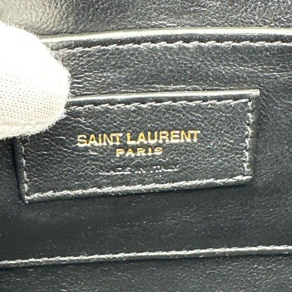 YVES SAINT LAURENT Solferino Medium Leather Shoulder Bag Burgundy