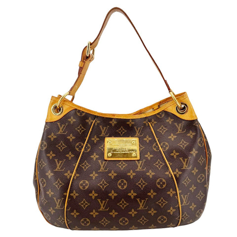 LOUIS VUITTON Galliera PM Monogram Canvas Shoulder Bag Brown