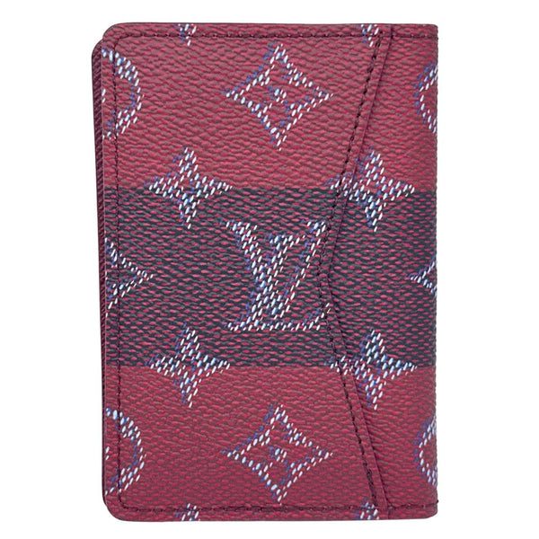 LOUIS VUITTON Monogram Heritage Canvas Pocket Organizer Red